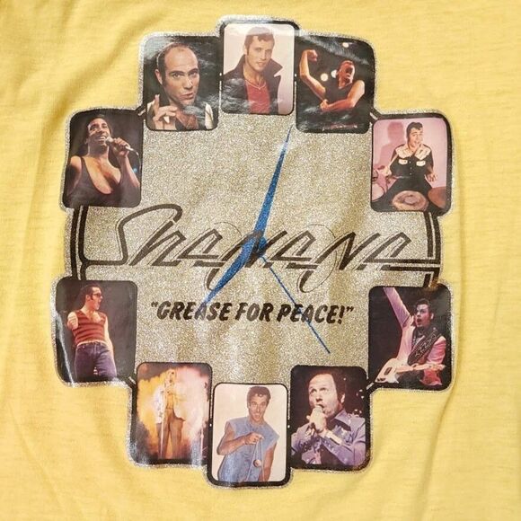 Sha Na Na T Shirt Vintage 70s 1978 Grease For Peace KMart 50/50 Made In USA Yout - Picture 2 of 7